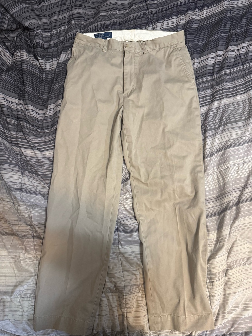 Ralph Lauren Men's Khaki Straight-Leg Chinos - Light Tan